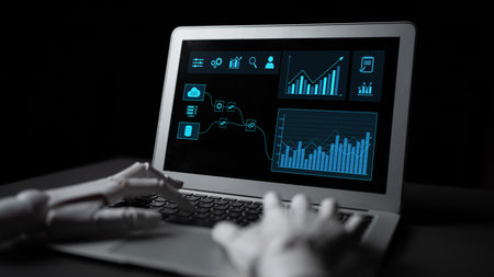 AI-generated interface showing seamless data integration from cloud and database into automated...
