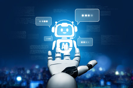AI Virtual Assistant Artificial Intelligence Chatbot Controlled by Prompt Engineering for...