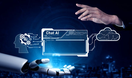 AI Virtual Assistant Artificial Intelligence Chatbot Controlled by Prompt Engineering for...