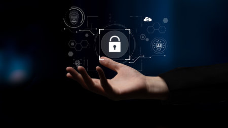 AI cyber security system using biometric authentication and privacy control. Cyber security protects...