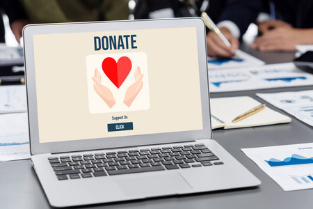 Online donation platform offer brisk money sending system for people to transfer on the internet