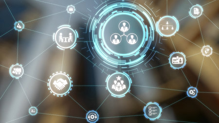 Digital recruitment and online hiring, virtual headhunting, smart recruitment platforms, talent...