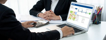 Delivery tracking system for e-commerce and brisk online business to timely goods transportation and...