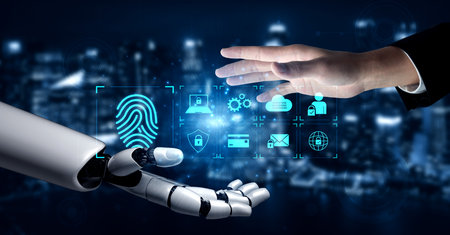 AI-enhanced authentication system protects digital identity using biometrics, encryption, and access...