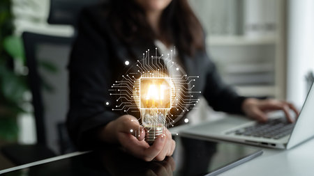 AI assistant with LLM, big data, machine learning, and generative AI powers prompt engineering and...