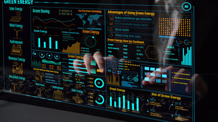 Sustainable business practices, green innovation, eco-friendly solutions, climate action, and long-term sustainability strategies supporting environmental goals and corporate responsibility.の写真素材