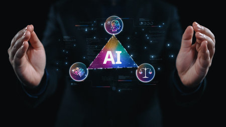 AI Assistant Brain Processor with LLM Technology, Big Data, Machine Learning, Generative AI for Business Support, Future Agentic AI Technology and Artificial Intelligence Prompt Engineering. Elideの写真素材