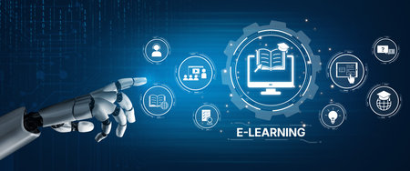 AI transforms online education with smart learning platforms, flexible access, and virtual tools to...