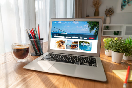 Online travel agency website for modish search and travel planning offers deal and package for...