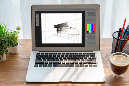 Architectural design modish software application for architect business and professional designer