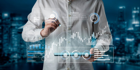 Sales data analysis dashboard showing performance, trends, and insights. Sales data tracks growth,...