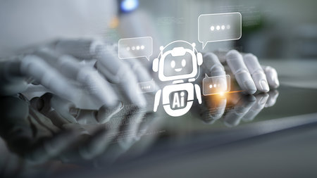 AI Virtual Assistant Artificial Intelligence Chatbot Controlled by Prompt Engineering for...