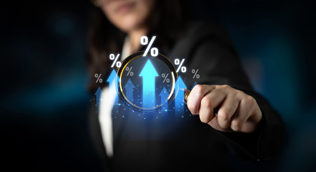 Rising interest rate reflects economic growth. Interest rate increase signals financial changes,...