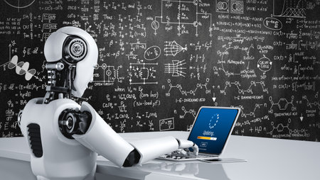 Software update on computer for modish version of device software upgradeの写真素材