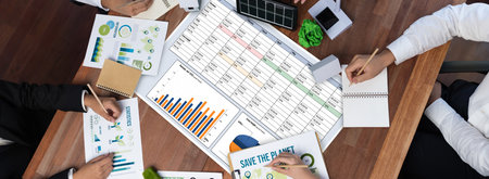 Business data dashboard provide business intelligence analytic for marketing strategy planning brisk...