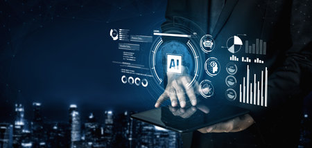 AI assistant with LLM, big data, machine learning, and generative AI powers prompt engineering and...