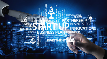 Engaging visual representation of startup concepts, emphasizing innovation and strategic planning...