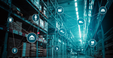 Smart warehouse management system with innovative internet of things technology to identify package...