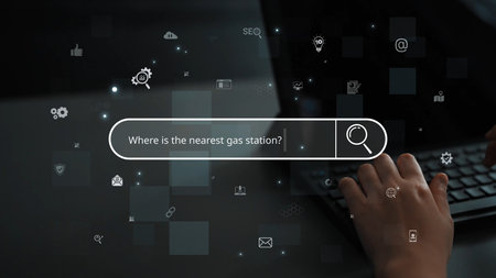 Search engine interface for accessing digital information and online data. Search engine finds data,...