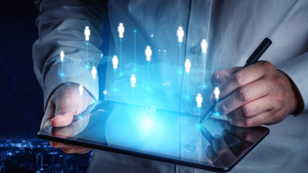 People networking, business connections, digital networking platforms, professional collaboration,...