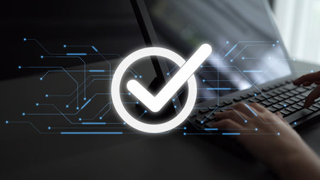 Quality assurance, product quality control, compliance verification, QA and QC systems, and product excellence achieved through structured quality assurance processes.の写真素材