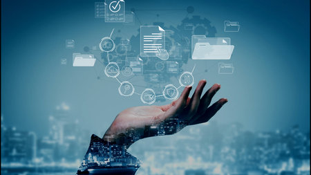 Document management system for secure file storage, organized access, and efficient digital workflow...