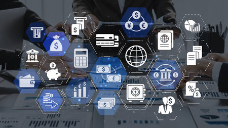 Currency exchange and fintech innovation in global money transfer, digital currency conversion, secure currency exchange platforms, and next-generation money exchange technologies. Funnelの写真素材