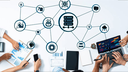 Concept of big data processing and analysis using big data architecture enables insights, big data...