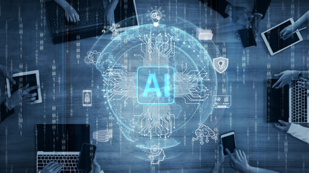 AI artificial intelligence transforms technology worldwide. Artificial intelligence connects data,...