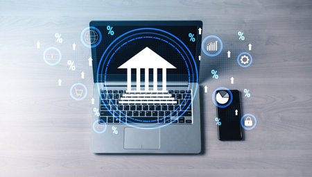 The influence of central bank monetary policy on the global banking system and economy. A concept of...