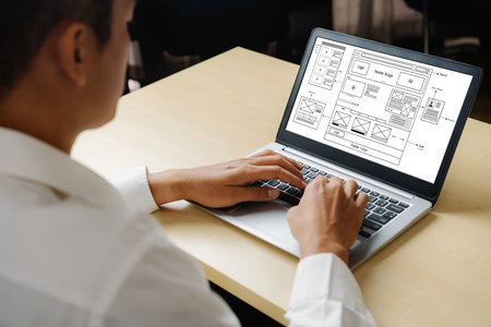 Website design software provide modish template for online retail business and e-commerce