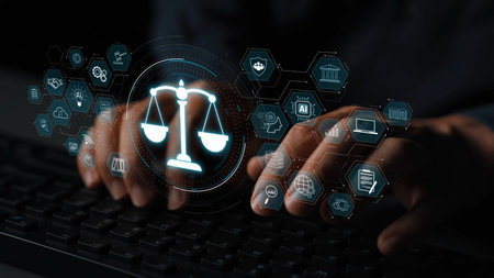 Artificial intelligence enhances legal systems through automation, AI decision support, and legal...