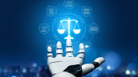 AI supports justice by automating legal research, analyzing case data, ensuring compliance, and...