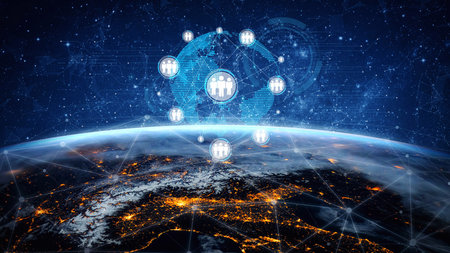 People networking, business connections, digital networking platforms, professional collaboration,...