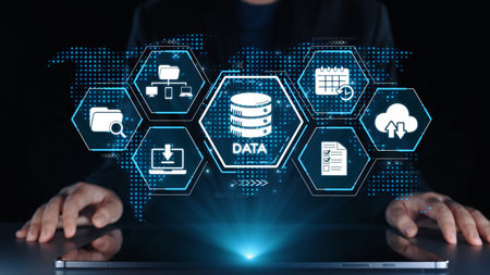 Cloud computing, cloud strategy, and cloud technology transforming digital infrastructure with...