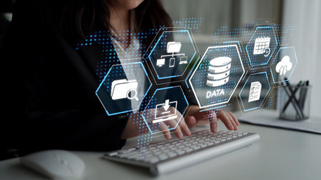 Cloud computing, cloud strategy, and cloud technology transforming digital infrastructure with...