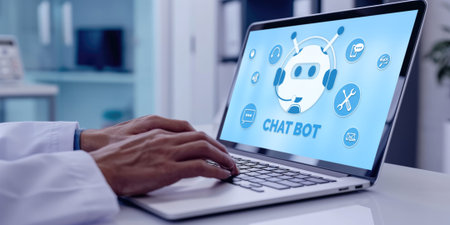 Chatbot software application for brisk online business that automatically reply to customer questionsの素材