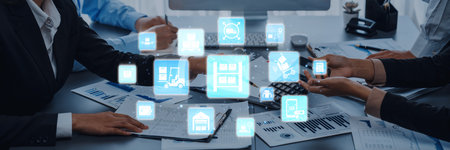 Concept of smart shelves revolutionizes logistics management. This system ensures efficient...