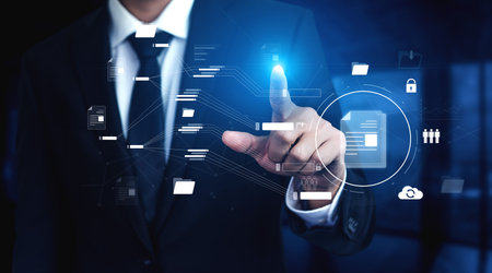 Digital document management system streamlines file access, document sharing, document tracking, and...