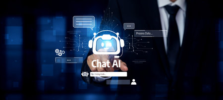 AI assistant with LLM, big data, machine learning, and generative AI powers prompt engineering and...