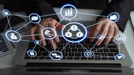 Currency exchange and fintech innovation in global money transfer, digital currency conversion, secure currency exchange platforms, and next-generation money exchange technologies. Funnelの写真素材