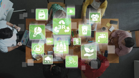 Reuse, reduce, and recycle form the 3R concept that supports sustainability. The 3R principle, especially reuse and recycle, helps reduce waste effectively. Funnelの写真素材