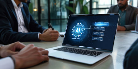 Generative AI virtual assistant tools for prompt engineer and user for ease of engage artificial intelligence AI technology help people to work with generative AI functions by prompting the AI briskの素材