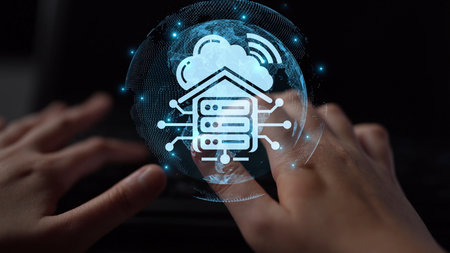 Cloud computing, cloud strategy, and cloud technology transforming digital infrastructure with...