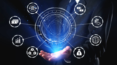 Currency exchange and fintech innovation in global money transfer, digital currency conversion,...