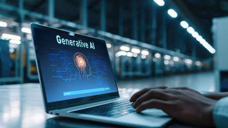 Generative AI virtual assistant tools for prompt engineer and user for ease of engage artificial intelligence AI technology help people to work with generative AI functions by prompting the AI briskの素材
