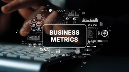 Business Metrics and Data Analysis with Modern Technology in Corporate Environment and Background Graphs. Asymptotic smart data analytic.の写真素材