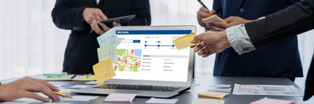 Delivery tracking system for e-commerce and brisk online business to timely goods transportation and...