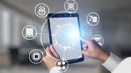 Concept of big data processing and analysis using big data architecture enables insights, big data...