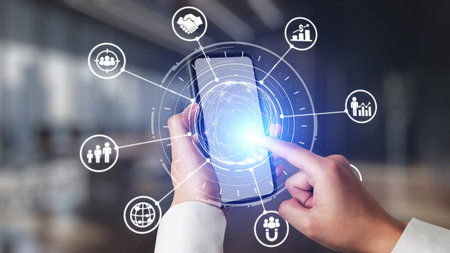 Concept of target group strategy optimizes digital marketing. This approach focuses on specific...
